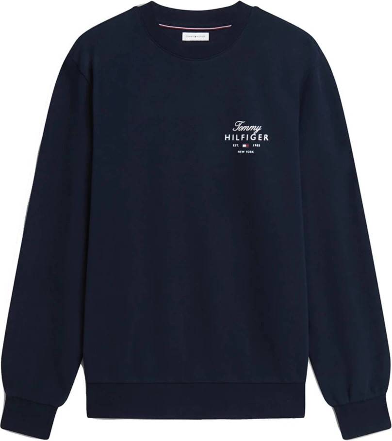 Tommy Hilfiger Script Stack Sweatshirt Hoodies - Herr