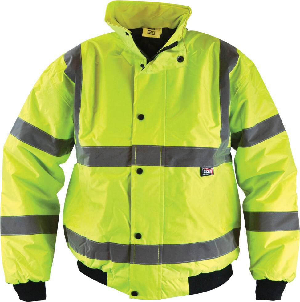 Scan High Visibility Bomber Jacket - Yellow
