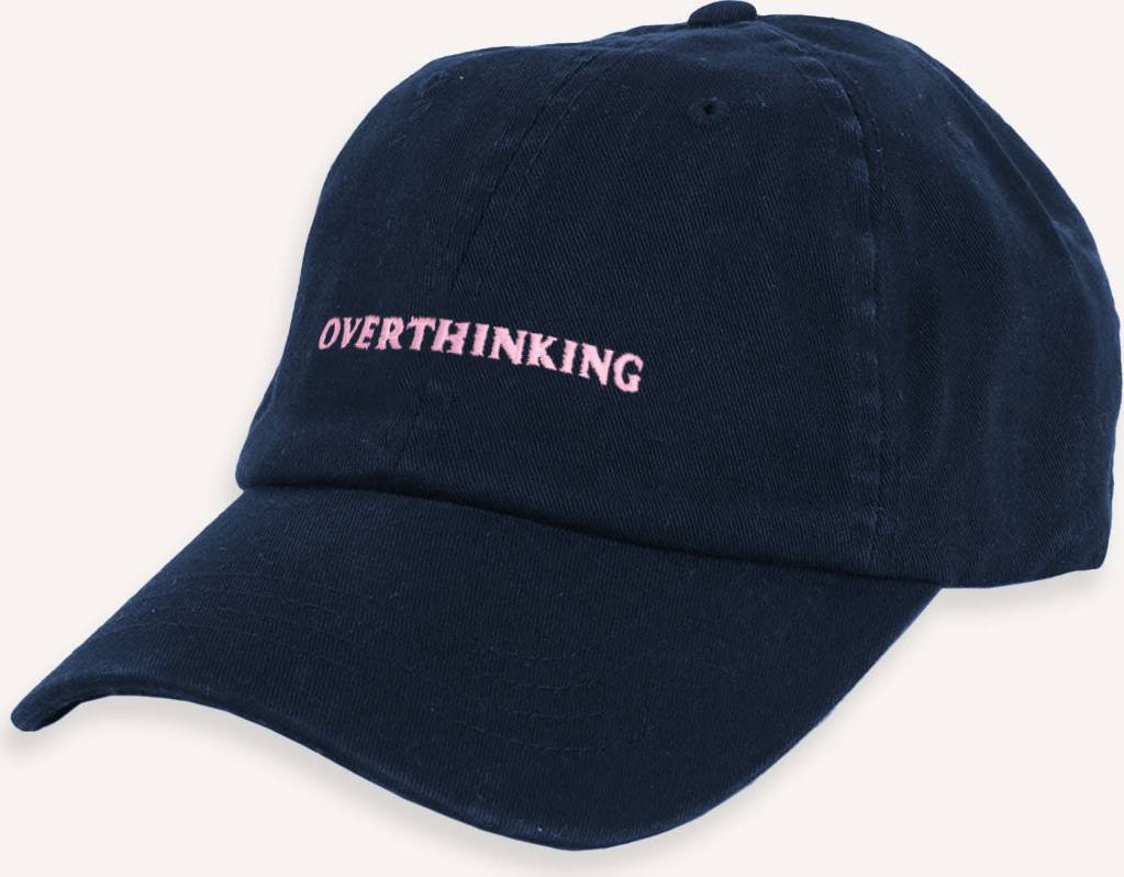 Overthinking Slogan Cap
