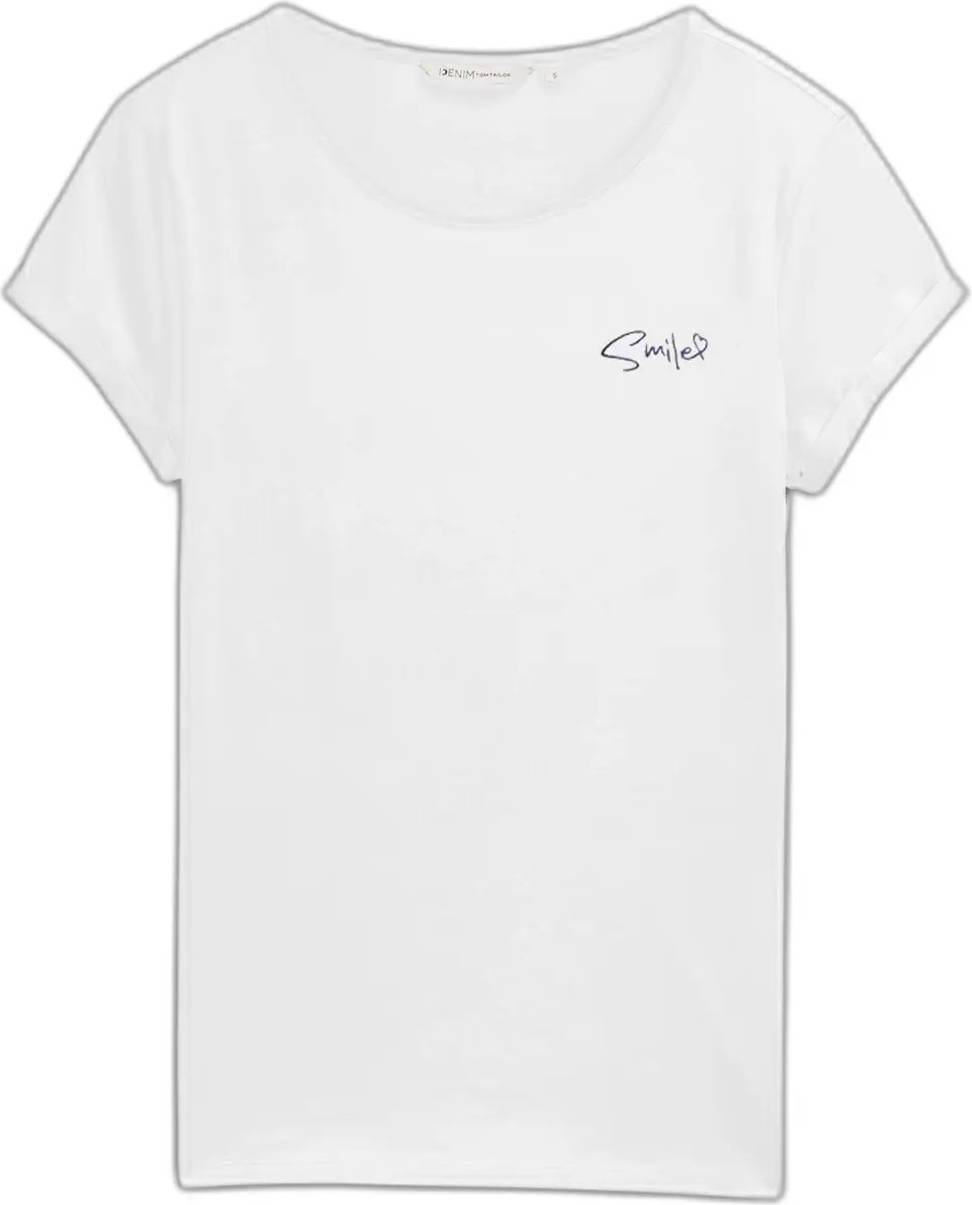 Embroidered Basic T-Shirt