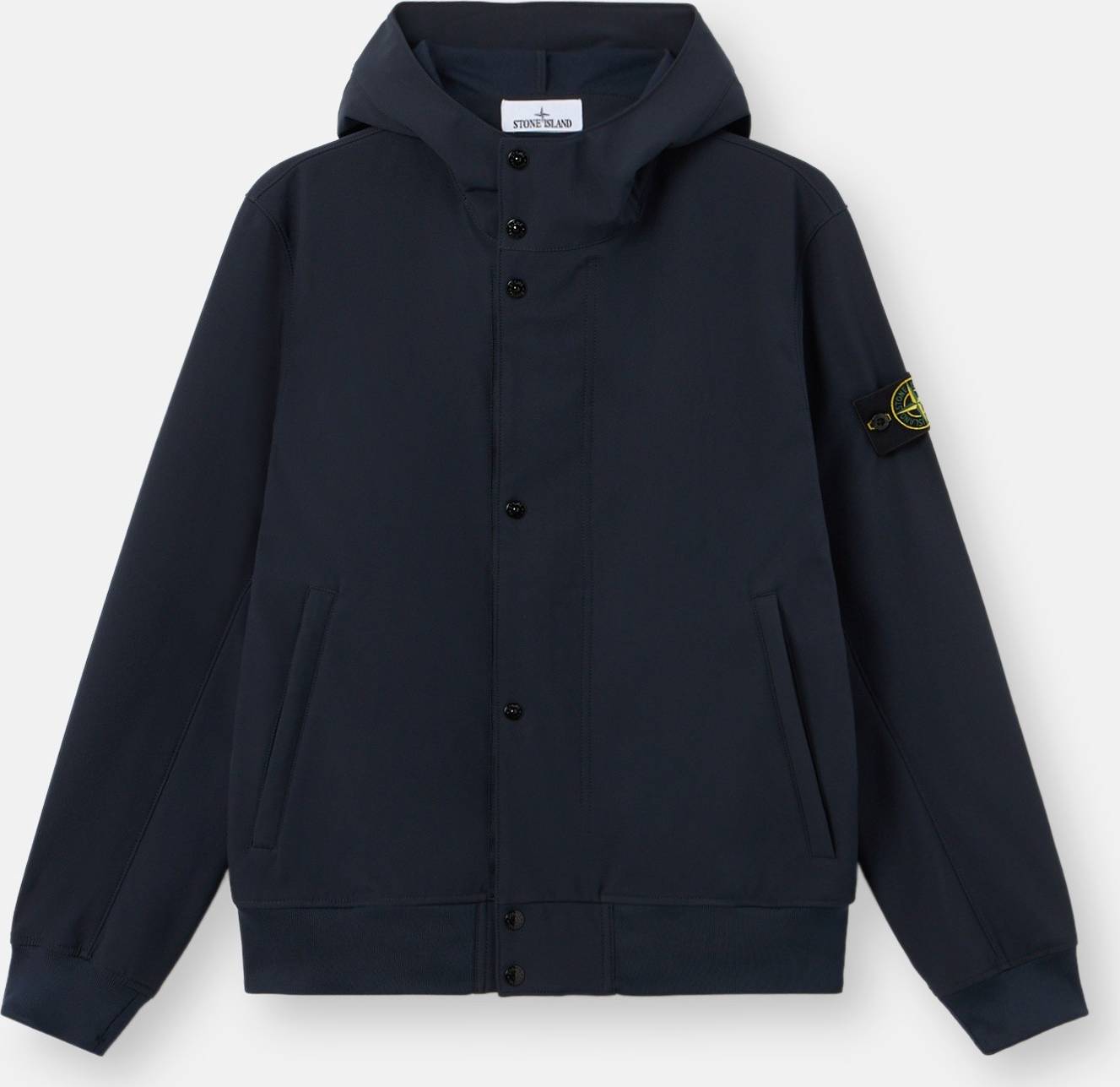 Stone Island Soft Shell Padded Jacket - Blå