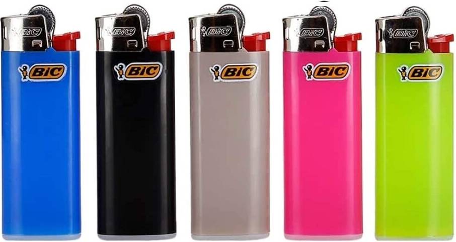 Bic Mini Lighter Child Resistant Assorted Colours