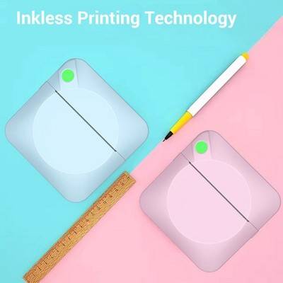 Portable photo printer Mini Photo Printer Compact Portable Design