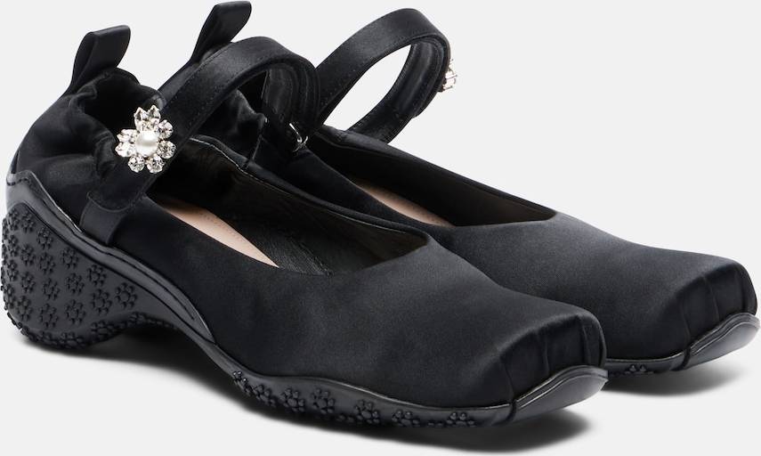 Simone Rocha Bailarinas Ballet Runner - Negro