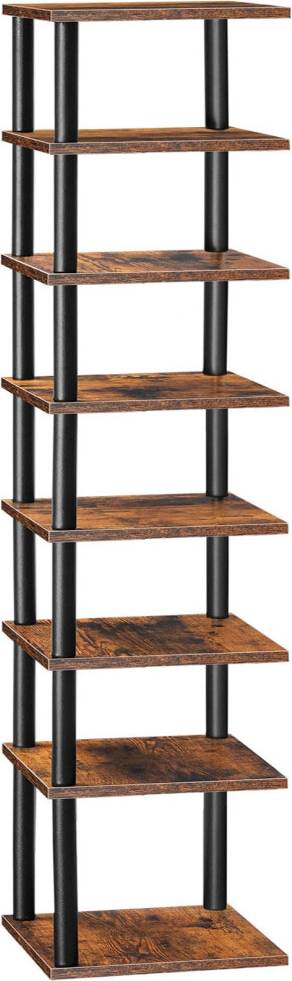 Hoobro Tall Narrow Shoe Rack 8-Tier Shoe Rack