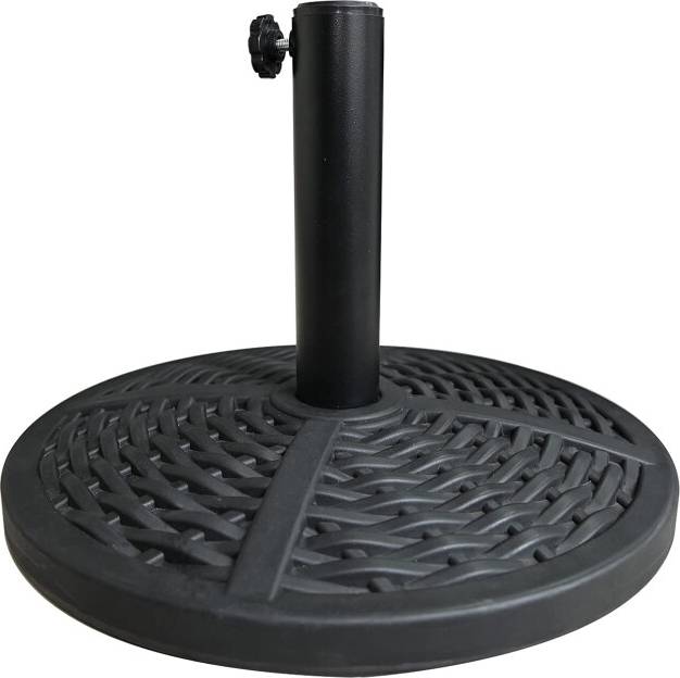 RAM ONLINE Heavy Duty Rattan Effect Parasol Base 42 cm