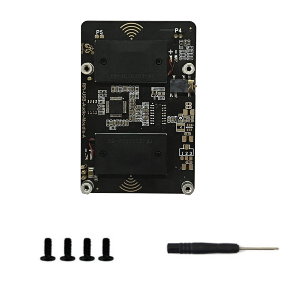 Melitt USB Audio Sound Card Module HAT for 5 with Earphon