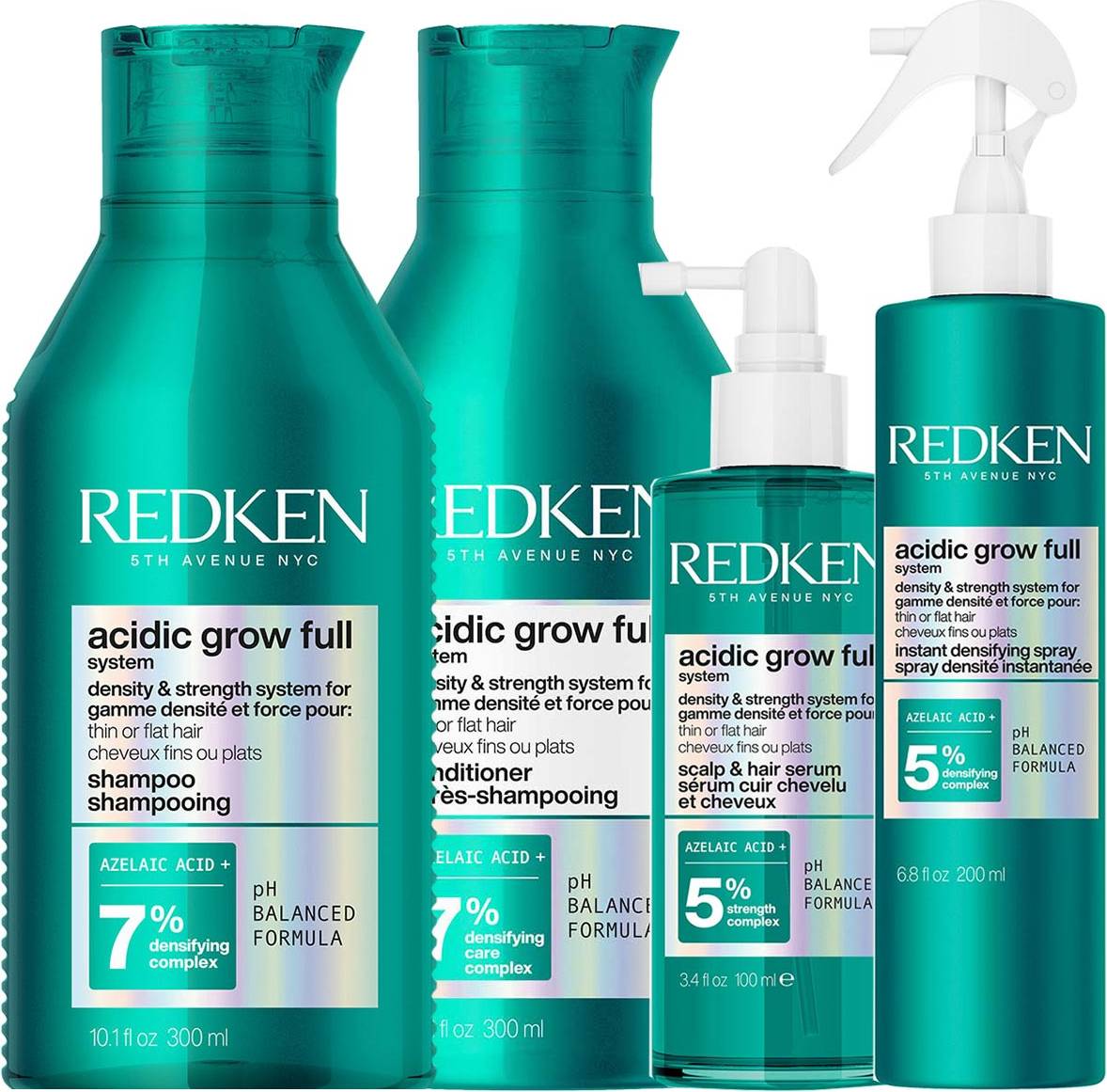 Redken set Redken Acidic Grow Full System Routine Vorteilsset