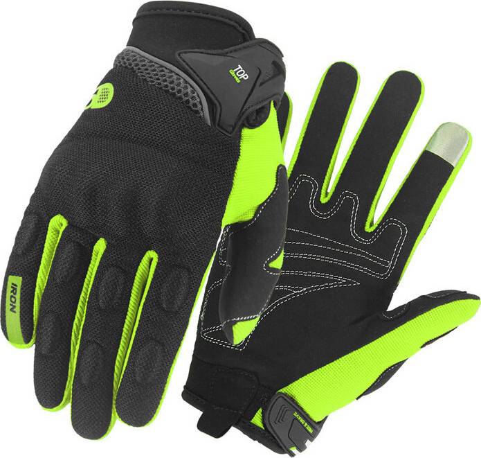 Maxpower Summer Motorcycle Gloves Touch Screen Breathable Moto Racing Riding - Green