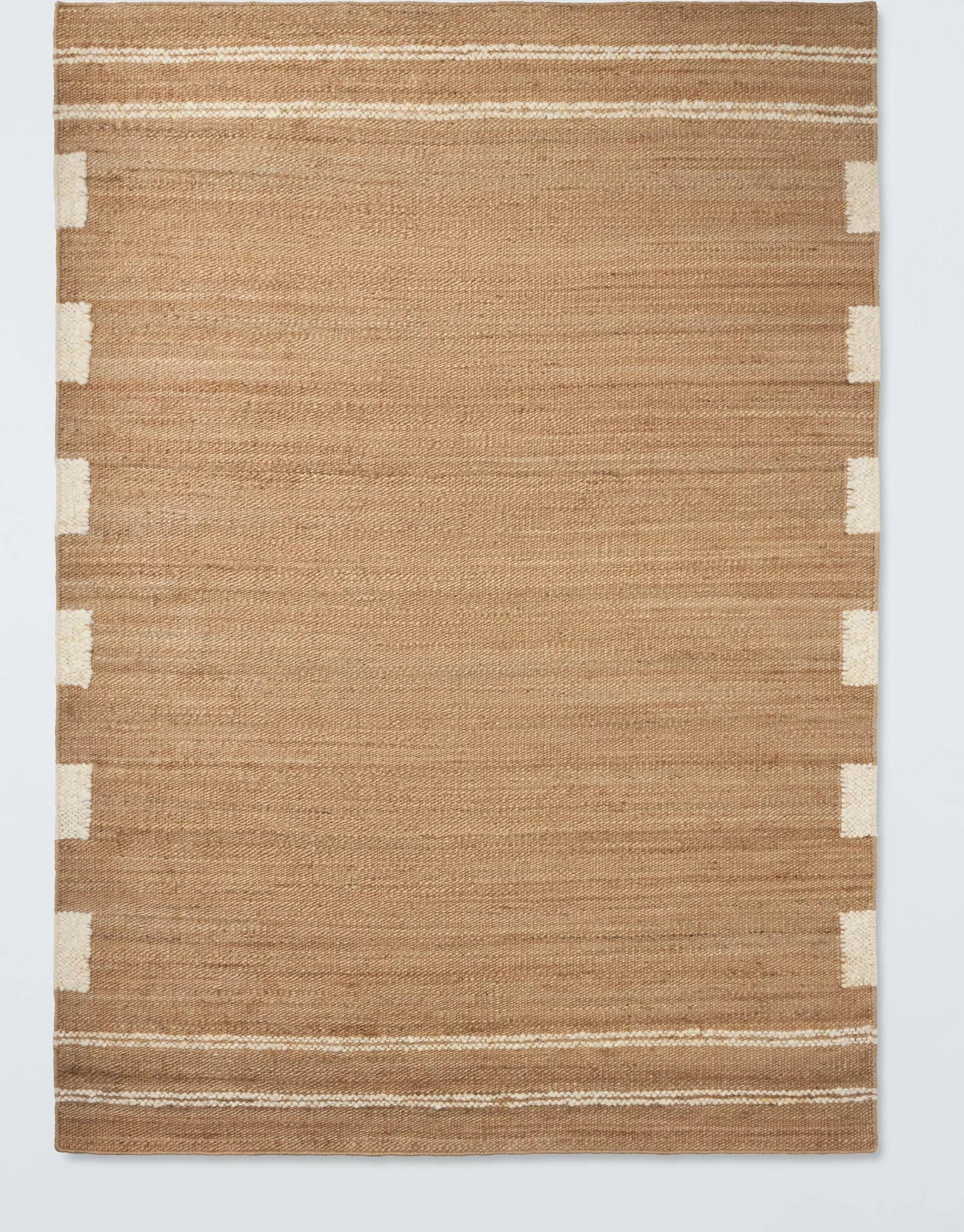 Jute Modern Border Rug
