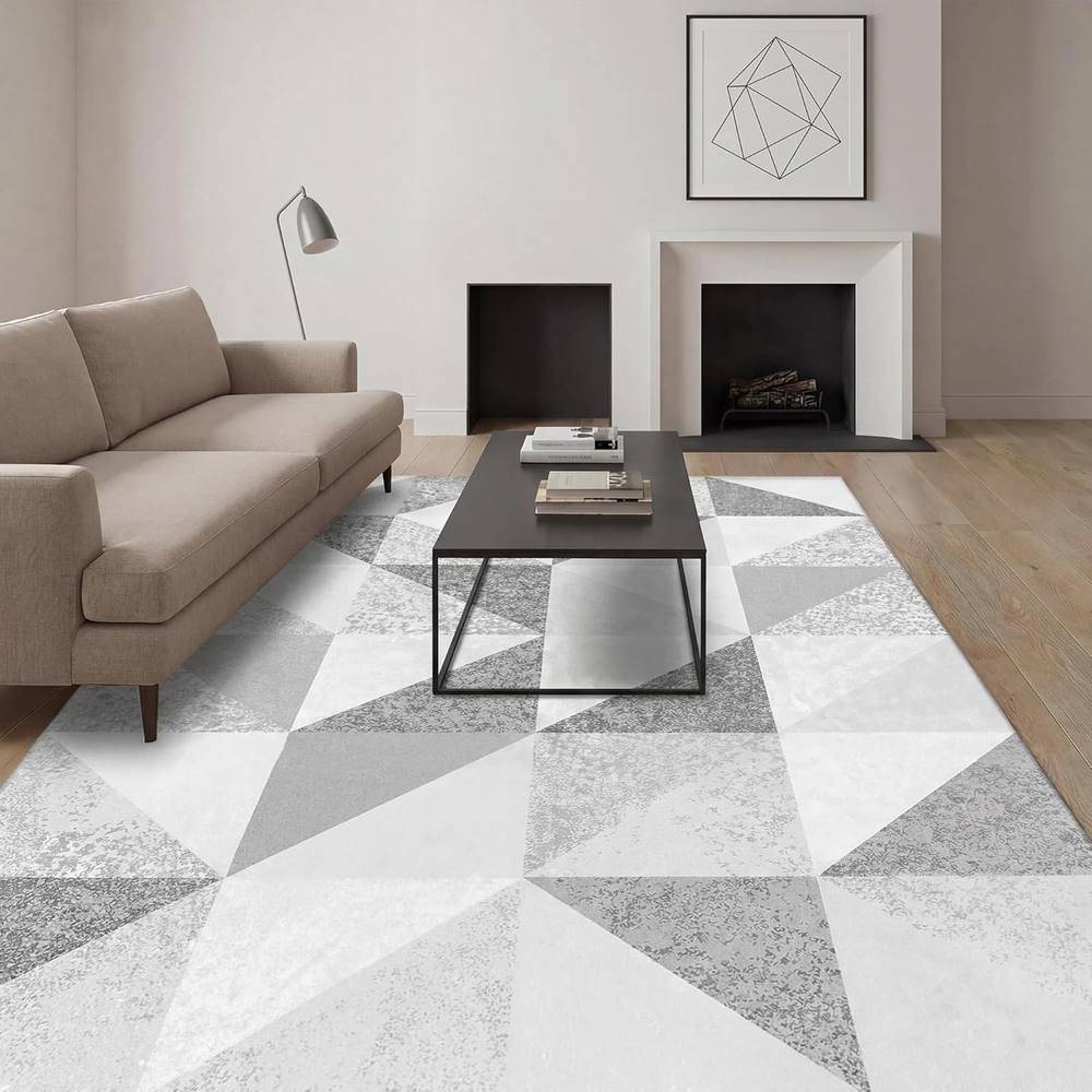 Rectangle Triangle Pattern Rug 200 x 280