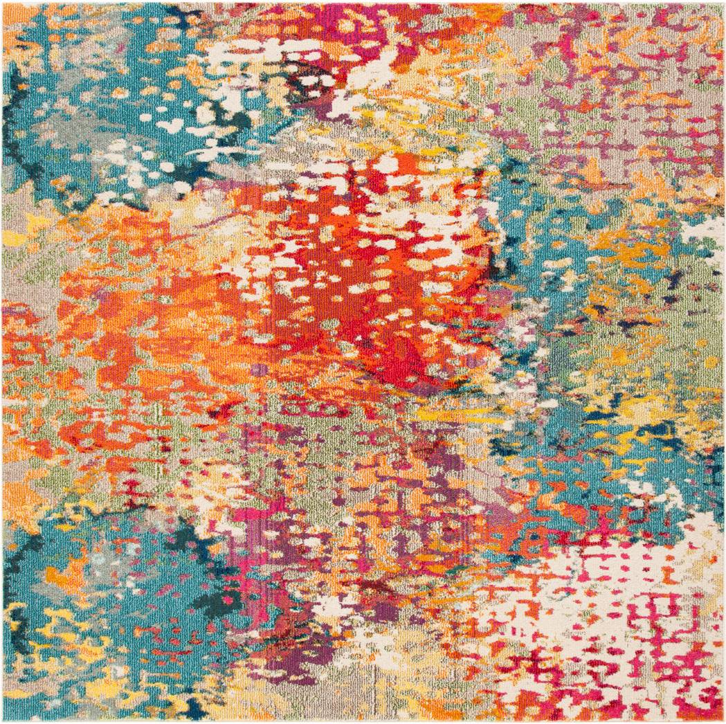 Minogue Abstract Area Rug Square 152 cm