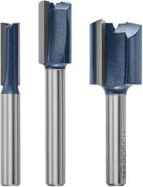 Router bit set Bosch Carbide Tipped Plywood Mortising Router Bit Set 3pc RBS023XW