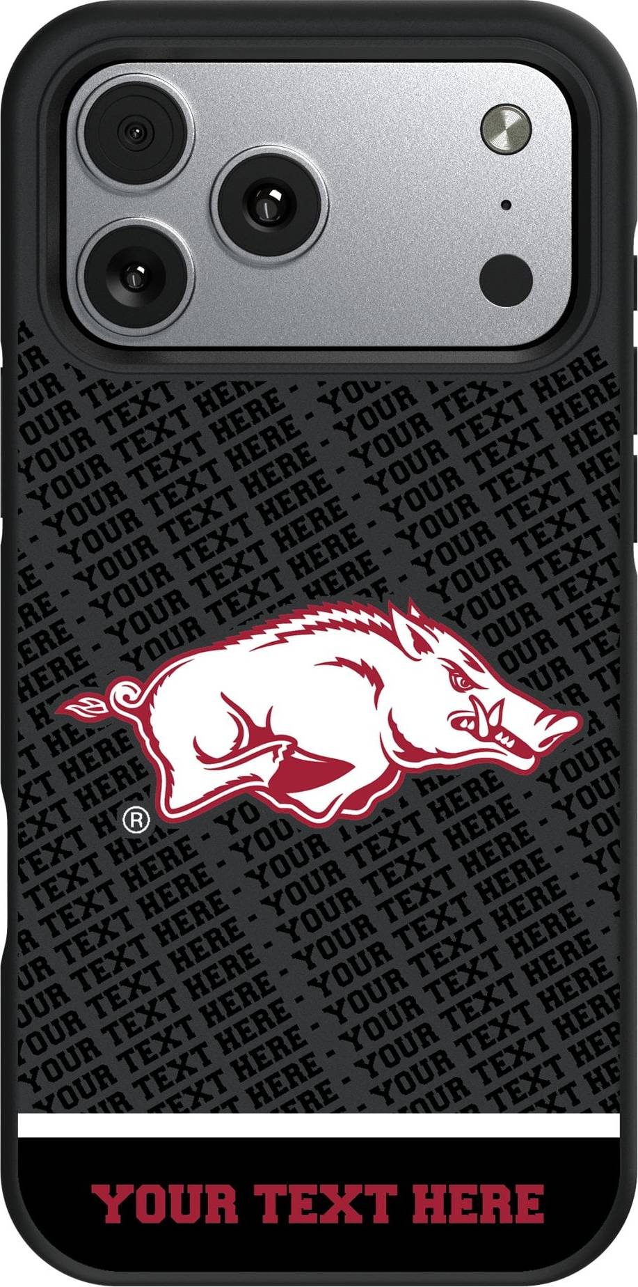 Keyscaper Arkansas Razorbacks Bump Case 8.2ft Drop Protection