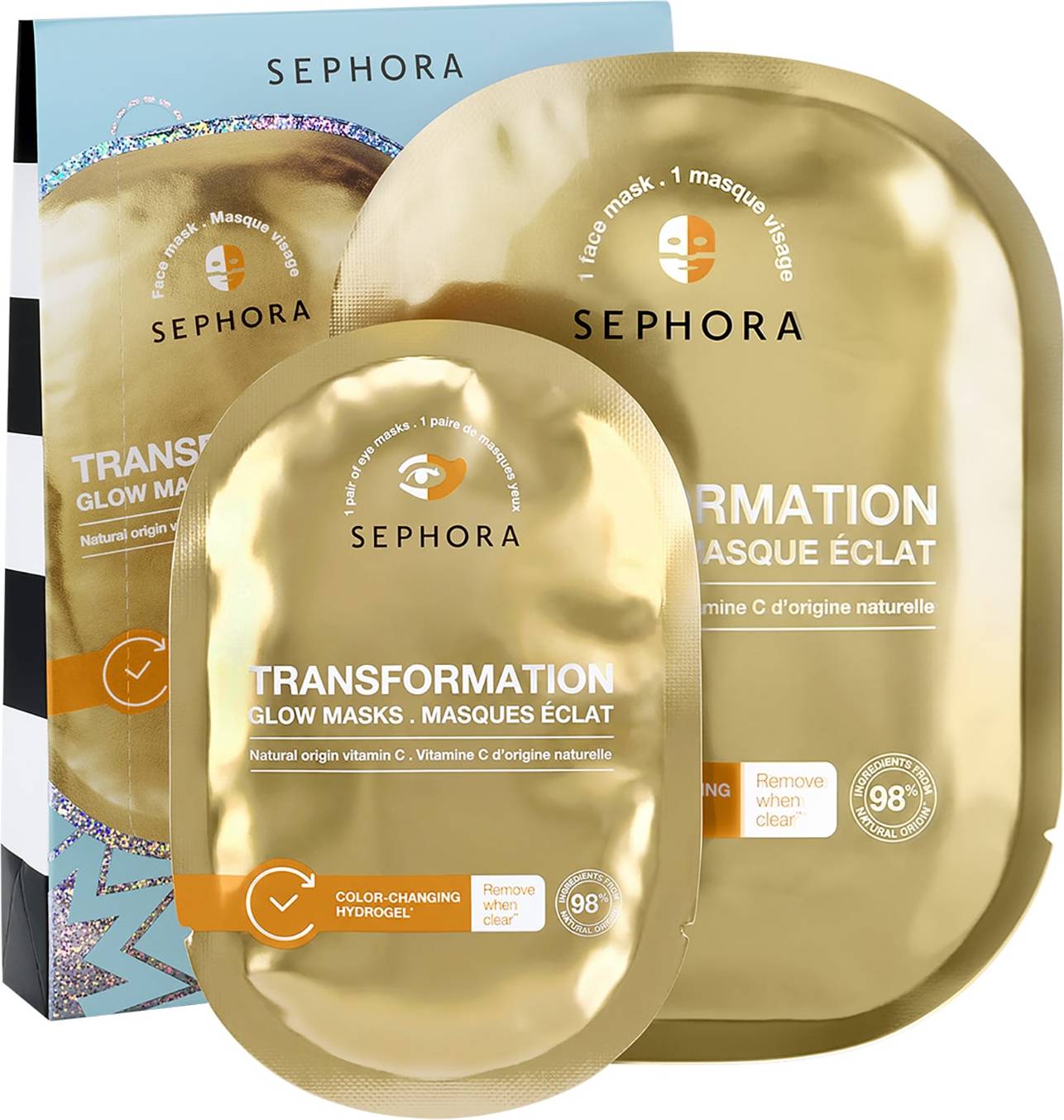 Sephora Collection Transformation Glow Masks Duo Set