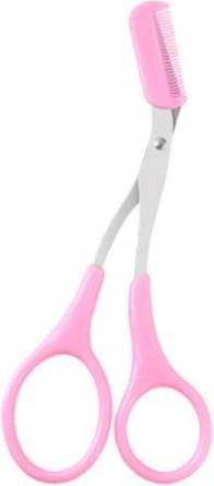 Eyebrow Comb Scissors - Random Color Pink