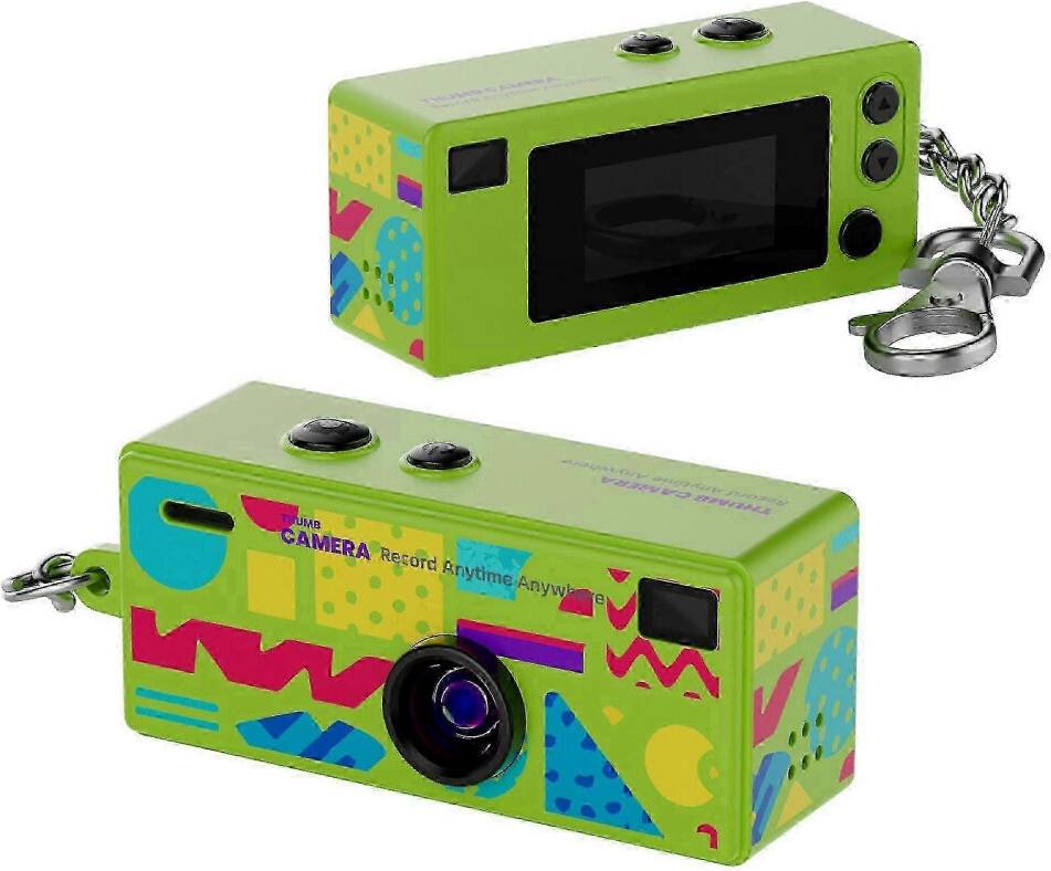 0.96 Inch TFT Screen 2MP Thumb Camera with Keychain