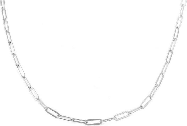 Myka Stackable Paperclip Chain - Silver