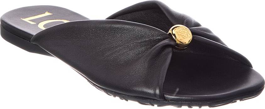 Loewe Pebble Soft Slide Sko - Sort