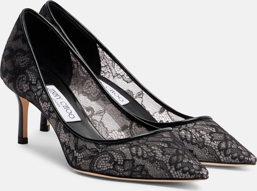 Jimmy Choo Romy 60 Lace Pumps