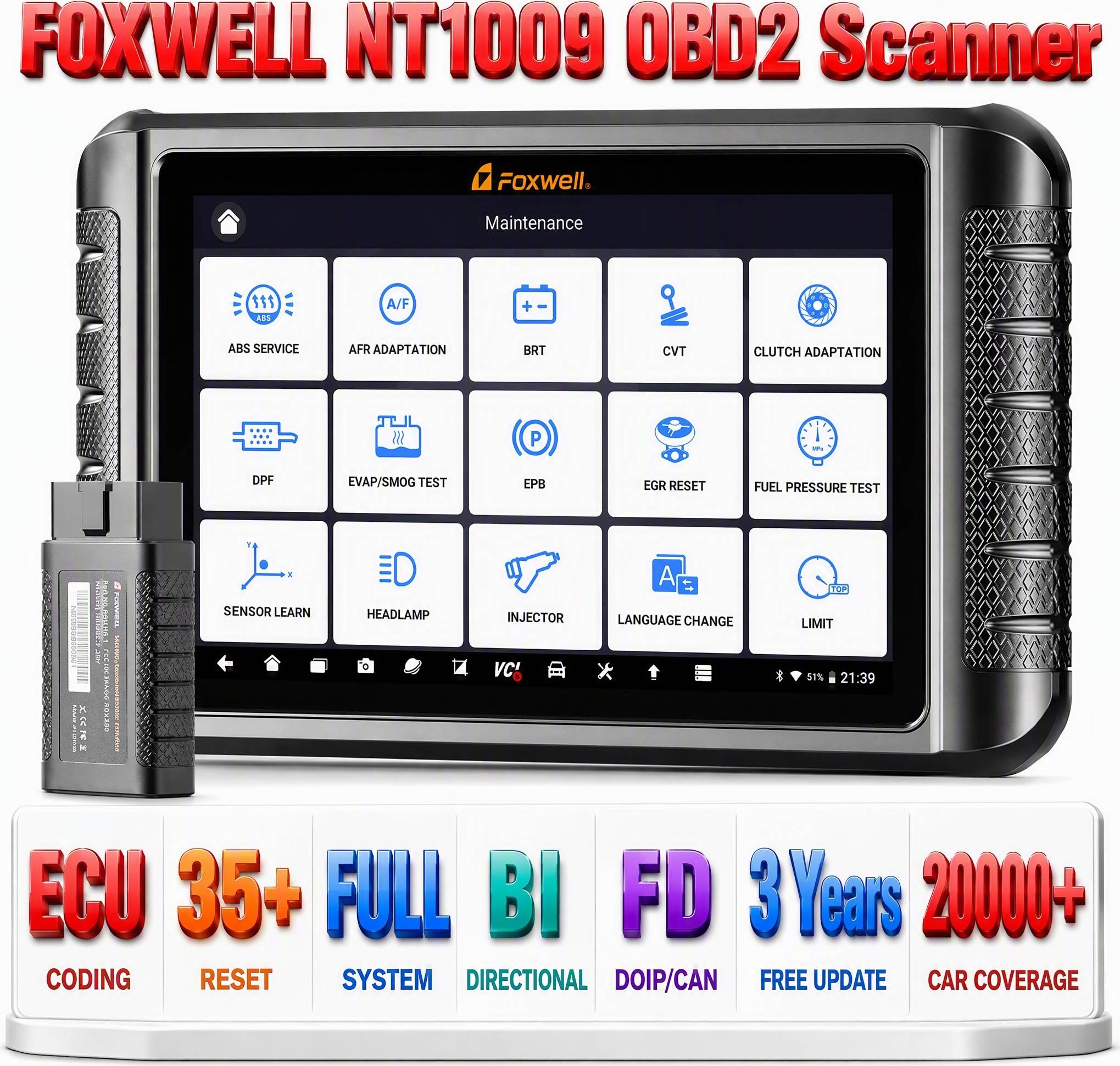 Obd scanner Foxwell OBD2 Scanner Full System