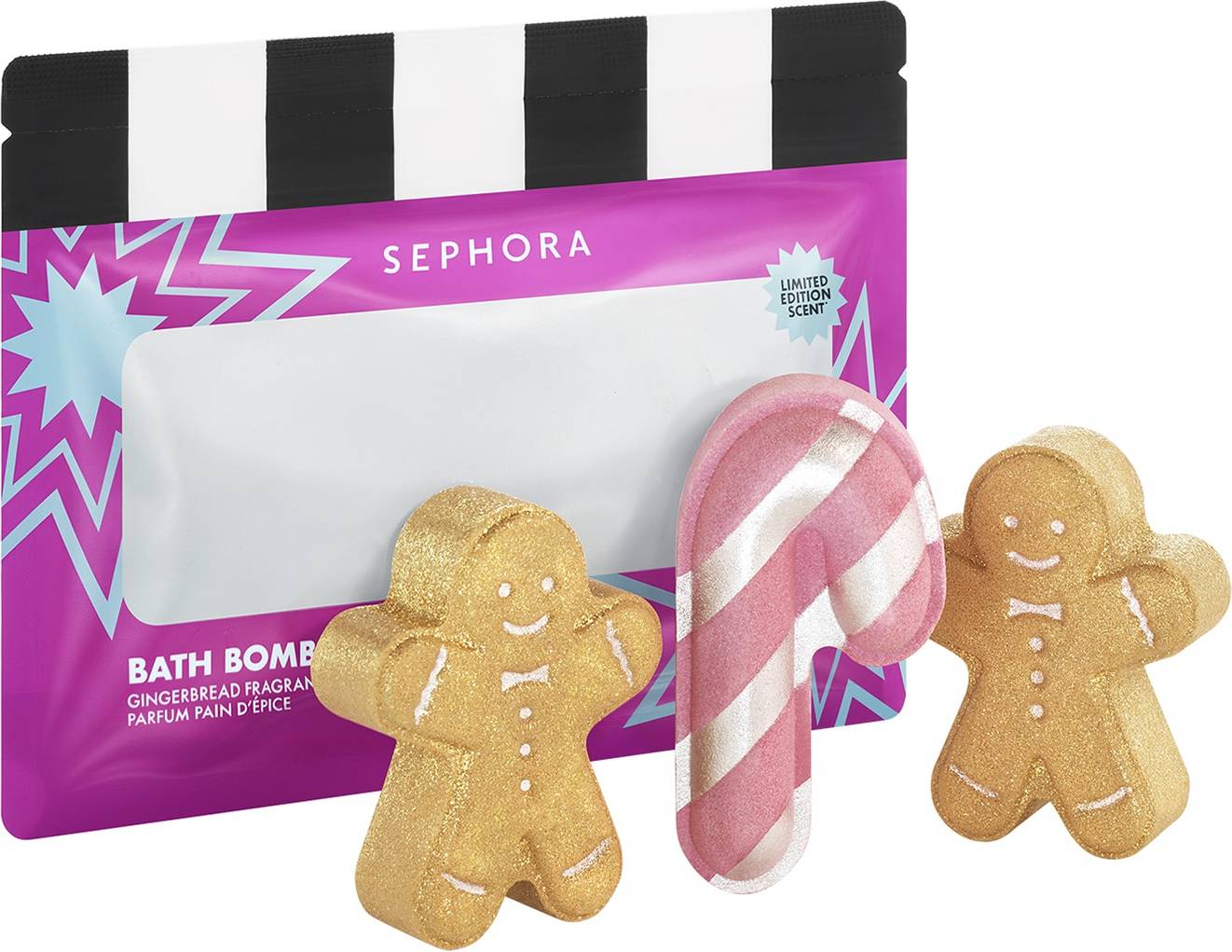 Sephora Collection Gingerbread Bath Bomb Set 3-pack