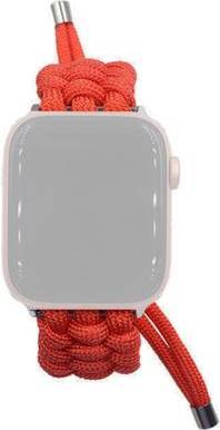 Apple Watch Series 8 Braided Rope Style Watch Strap - Red