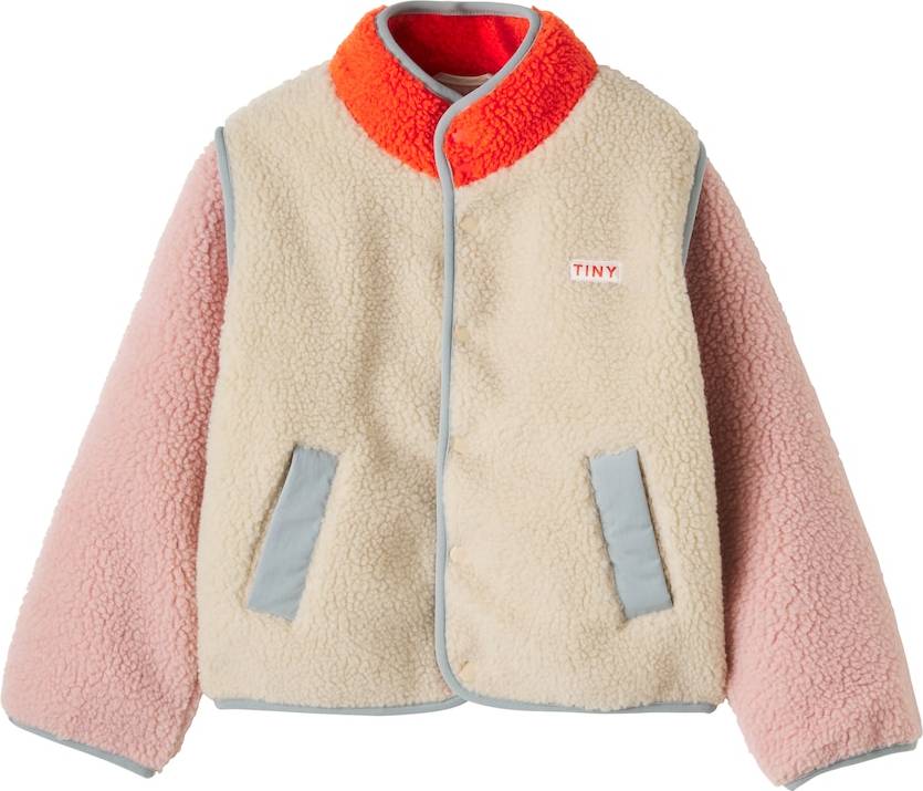 Tinycottons Colorblocked Teddy Jacket