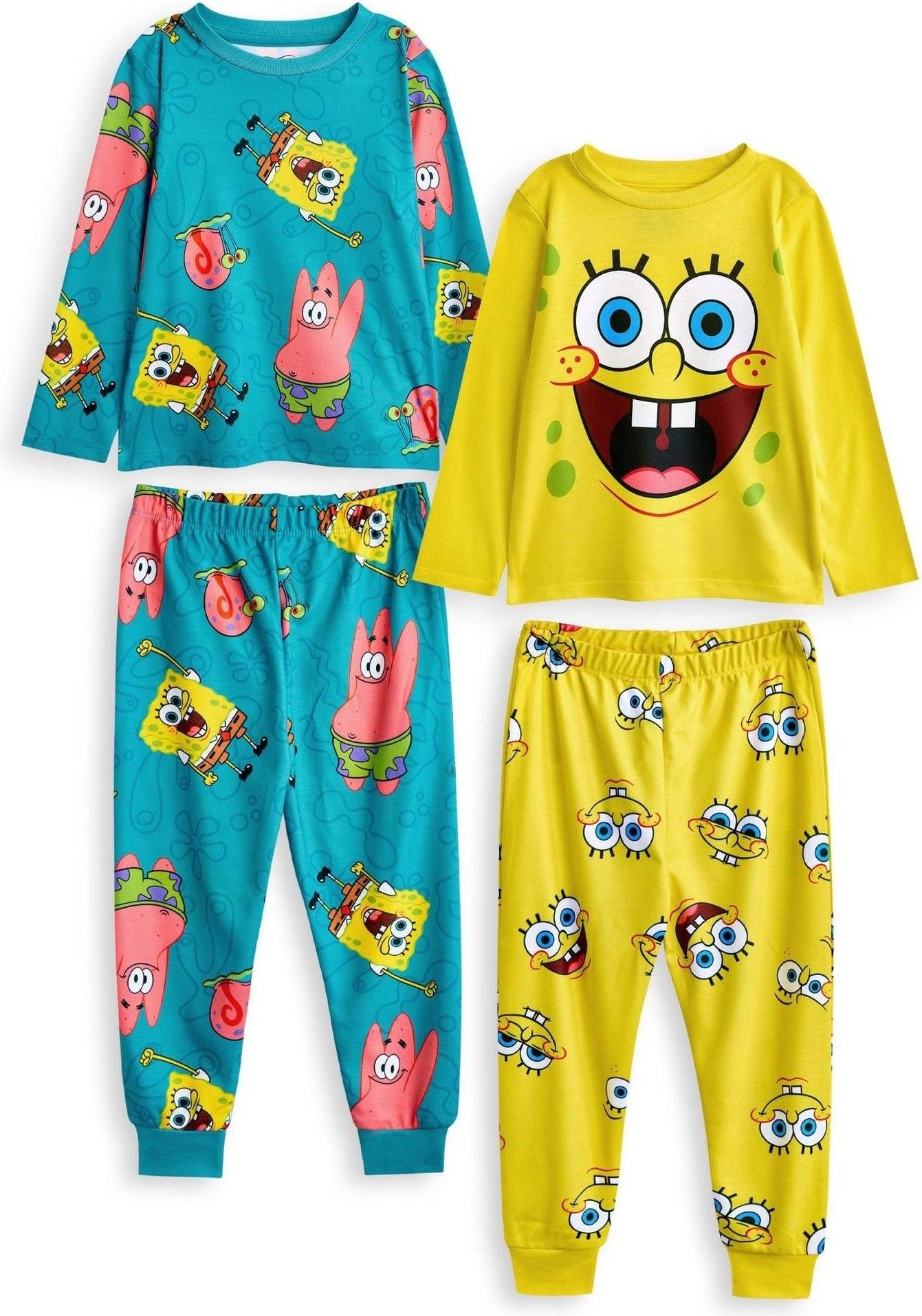 SquarePants Multi-Pack Of 2 Long Leg Pyjama Set - Multicoloured