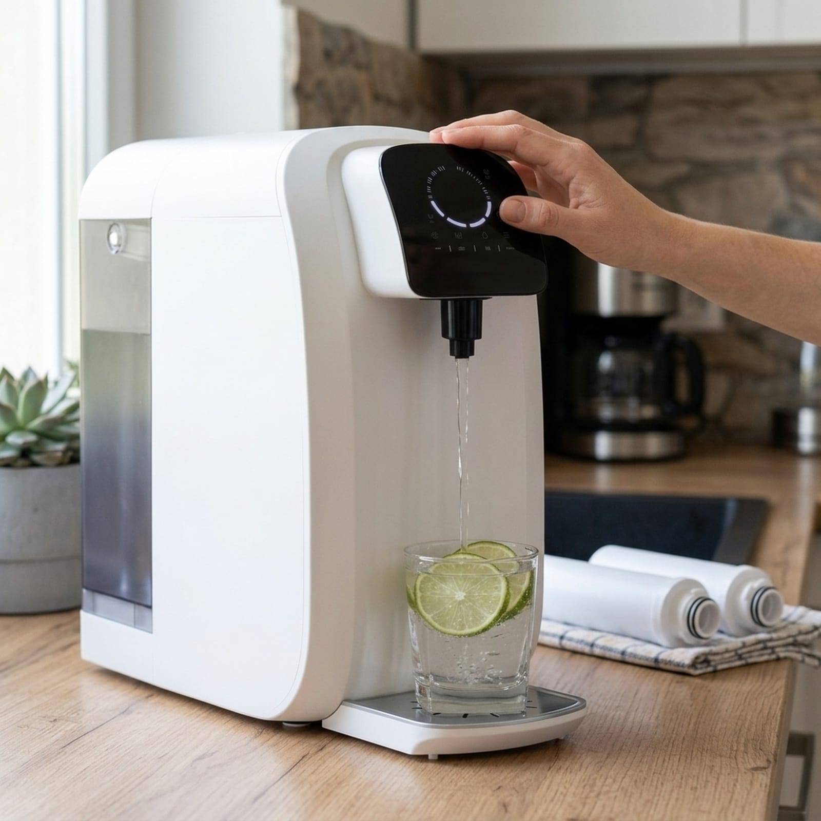Countertop water filter Sugift Countertop Reverse Osmosis Water Filter System