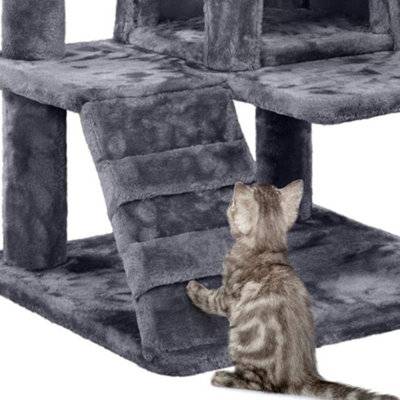 Cat tree B&Q Multi-Level Cat Tree For Kittens With Soft Condos