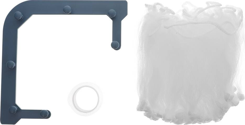 Triangular Sink Drain Rack With Mesh Bags