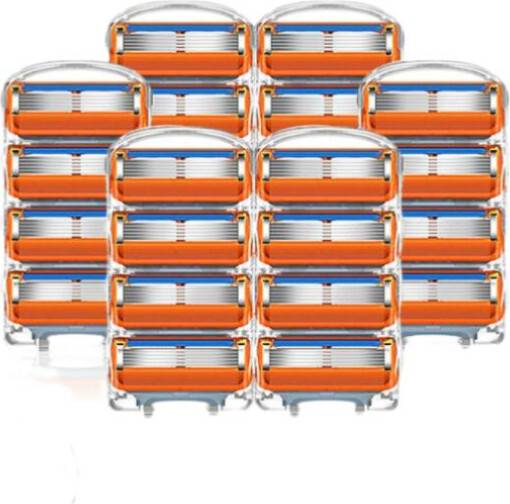 24-Pack 5 Blad For Fusion Proglide Power Rachyvelsetet