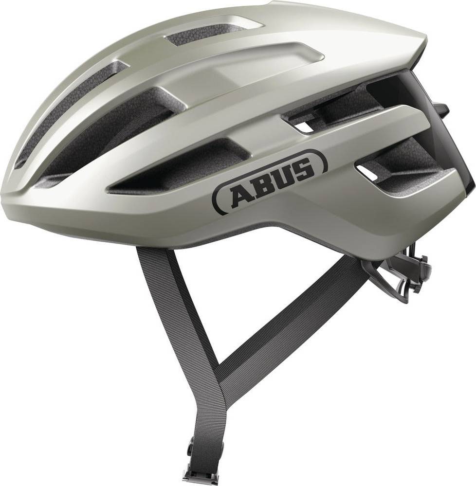 ABUS PowerDome Rennradhelm Lunar Silver