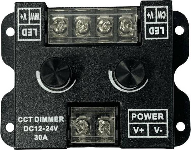 Kepptory Manuell LED Remsdimmer Dubbla Vred