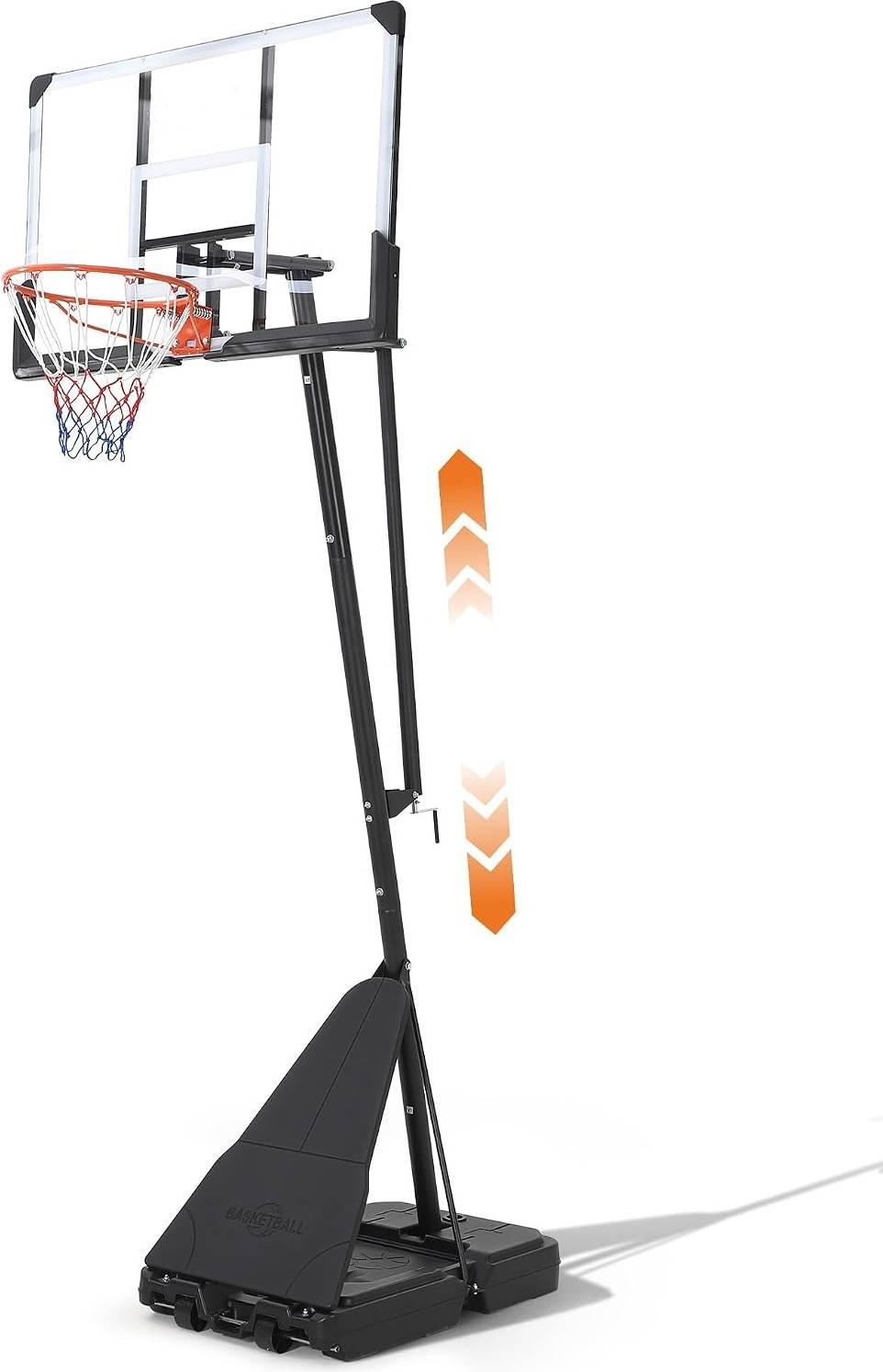 Adjustable basketball hoop IDEALHOUSE Portable Adjustable Basketball Hoop System