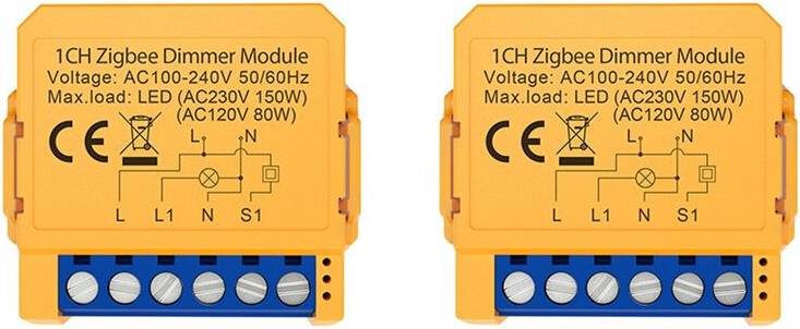 Led zigbee dimmer Exogio Tuya Zigbee Dimmers Module 1CH Control LED Lights