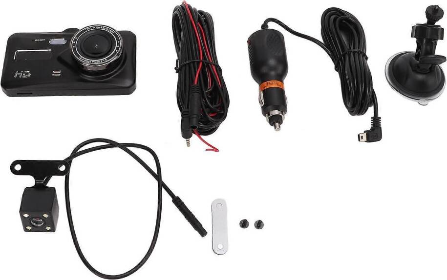 Front Rear Dual Dash Cam Night Vision Driving Recorder