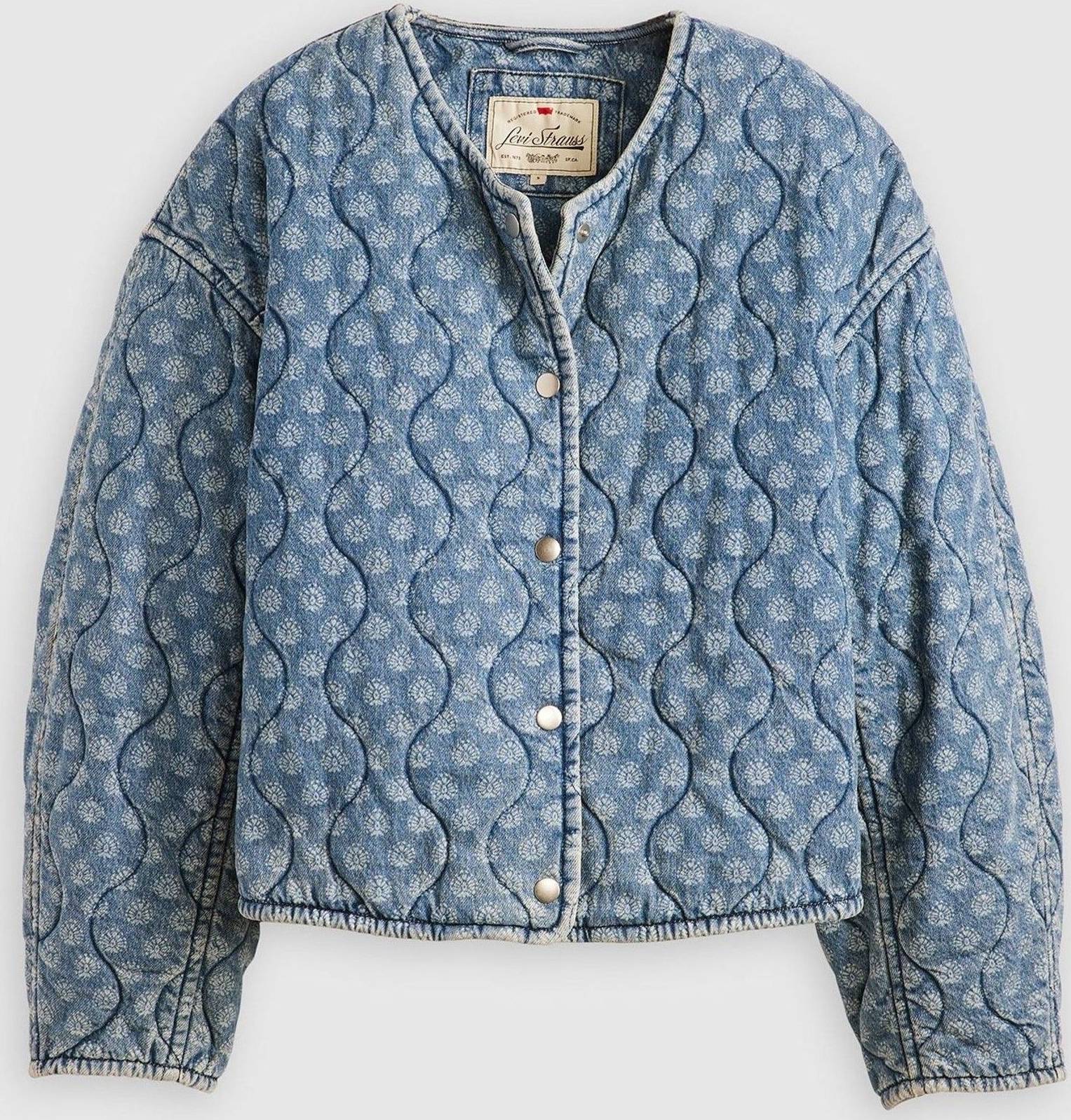 Levi's Blue Rumer Quilted Cotton Jacket