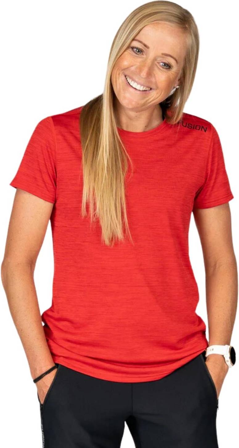 Fusion C3 Hardloopshirt Dames - Rood