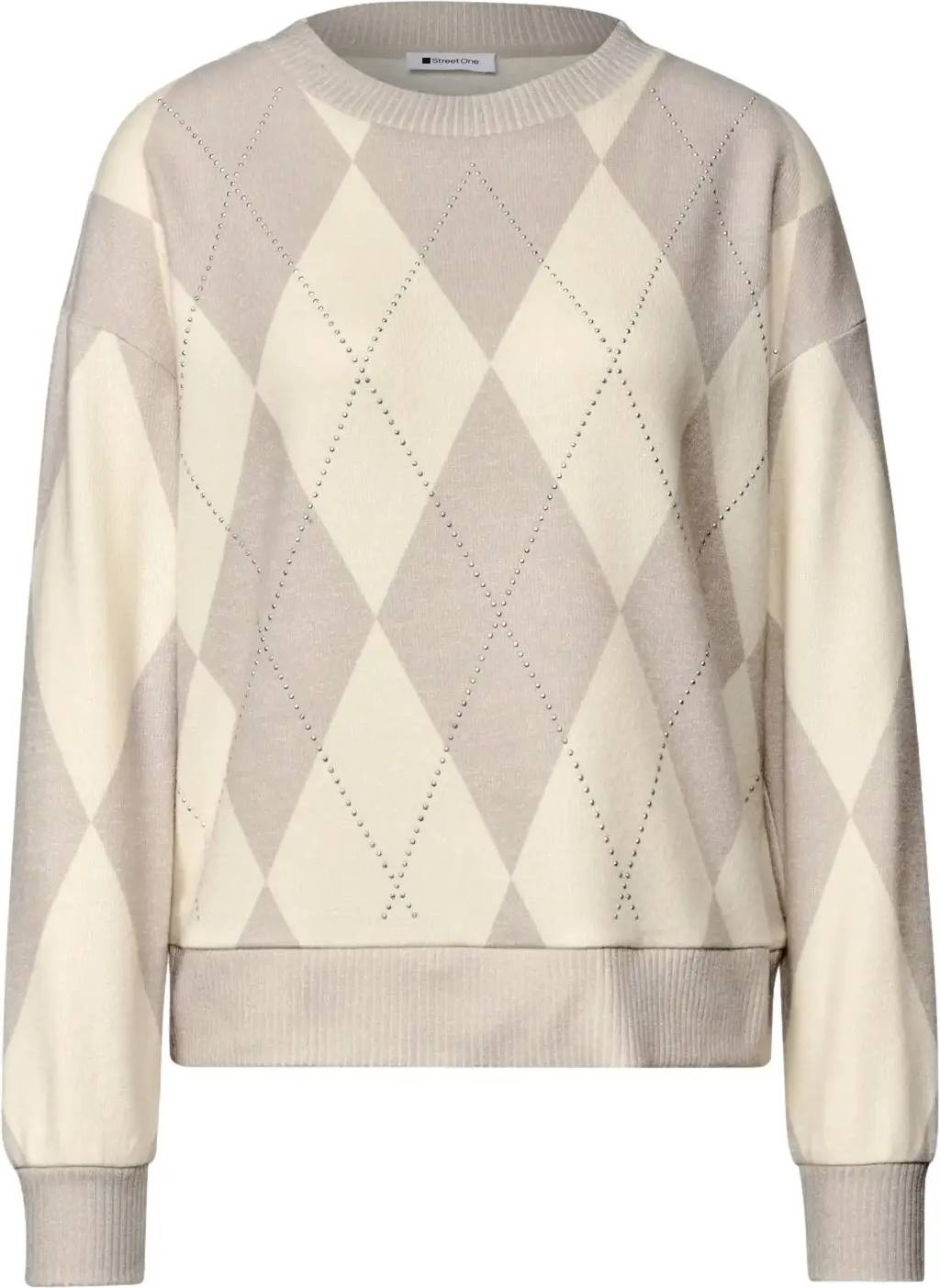 Polyester Sweatshirt - Beige