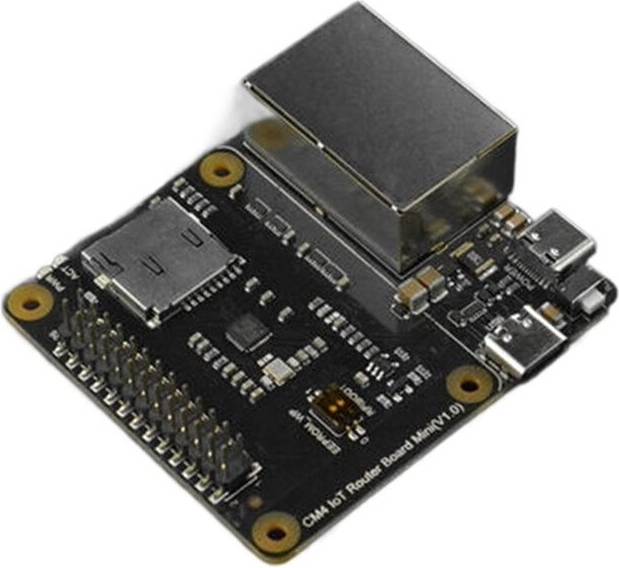 Raspberry pi 4 compute module Tlily Raspberry Pi Compute Module 4 Board with Two Gigabit Network Port