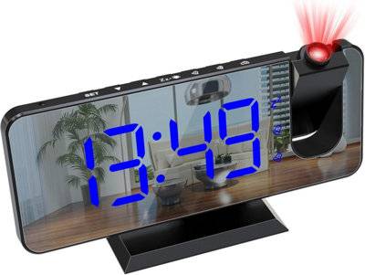 B&Q Ceiling Projector Alarm Clock With Mirror Screen