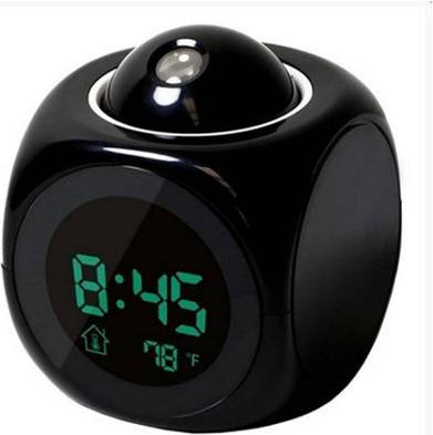 B&Q Multifunctional Led Projector Alarm Clock