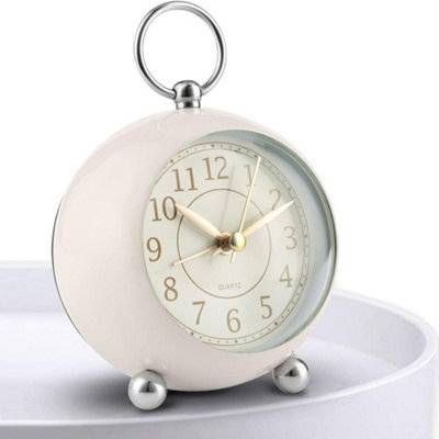 B&Q Compact Bedside Clock With Large Backlit Display
