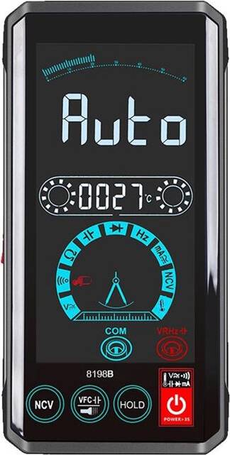 Typecat ET8198B Digital Multimeter 4.4 Inch Touchscreen