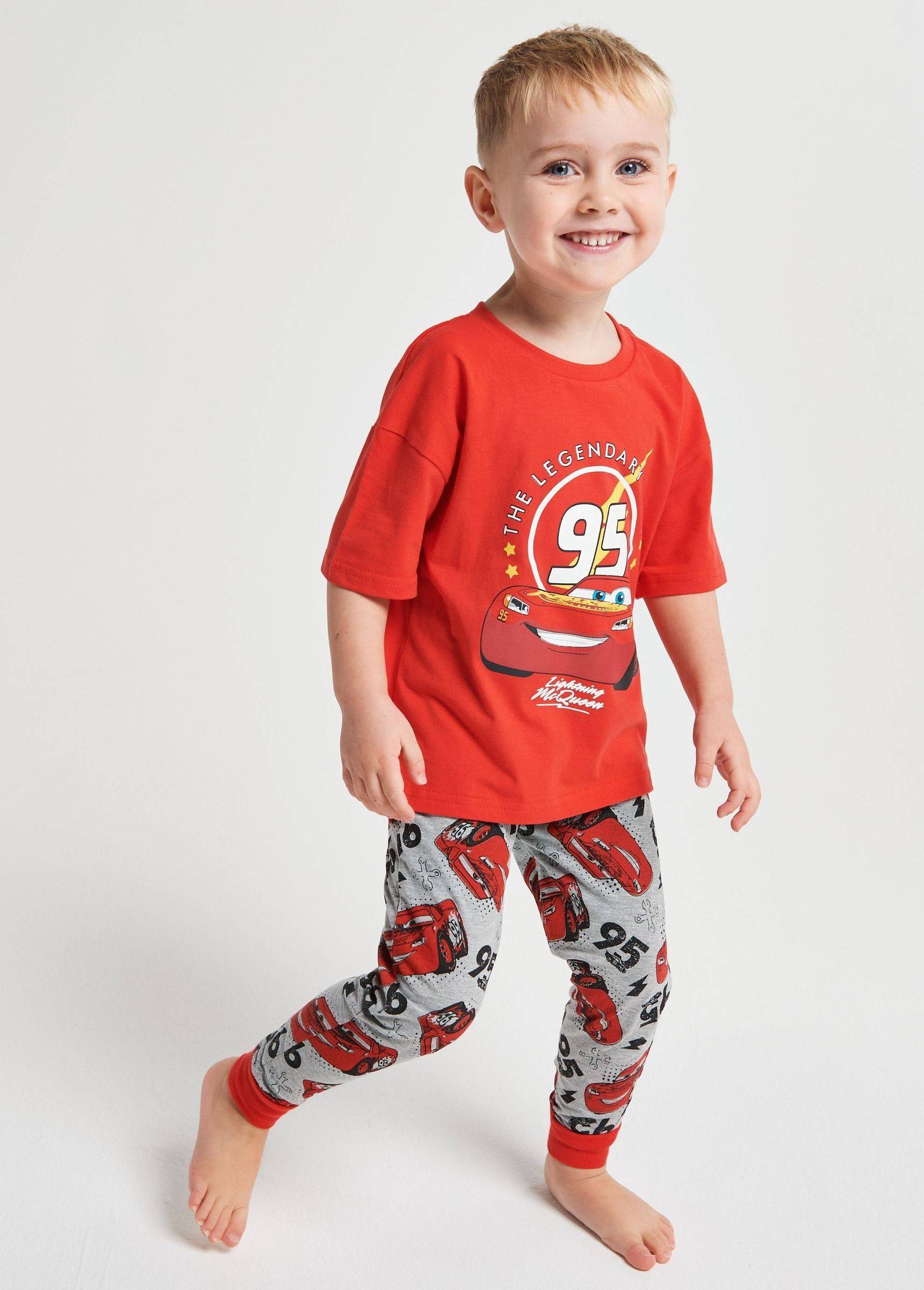 Brand Threads Red Cars Short Sleeve Pyjamas Set