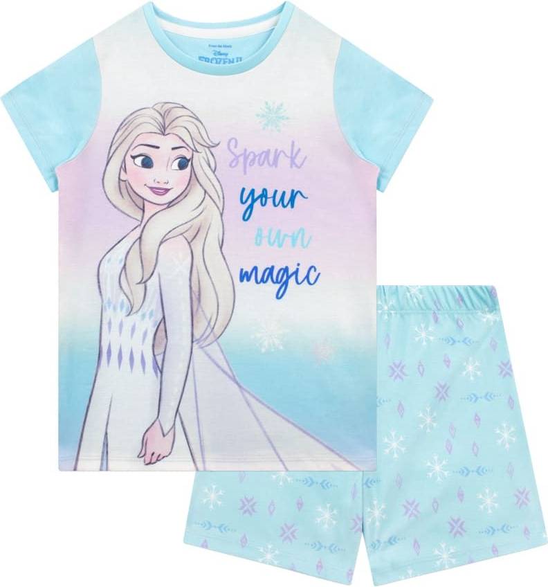 Character Frozen Elsa Short Pyjamas - Blue
