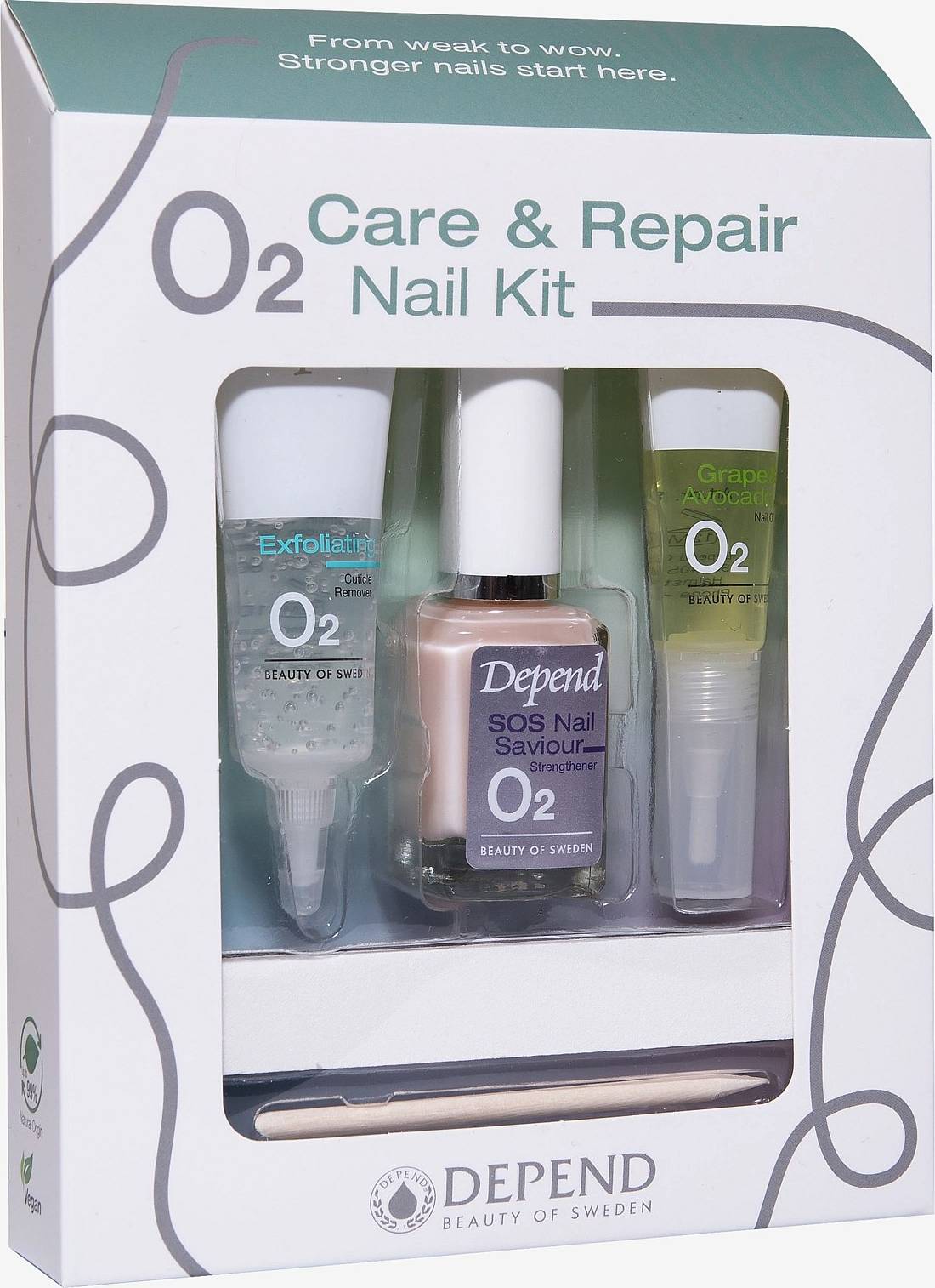 Depend O2 Care Repair Nail Kit 3-pack
