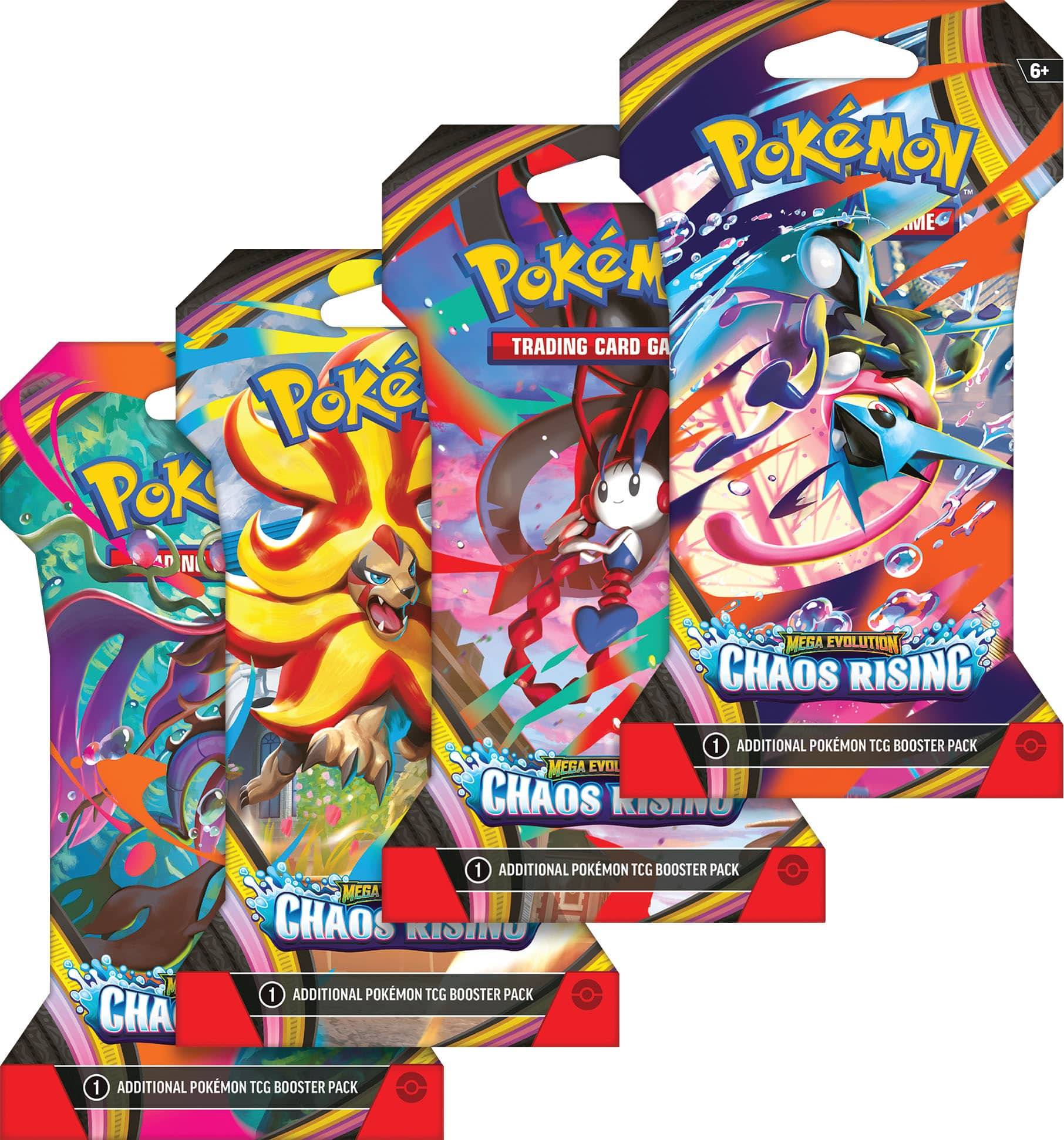 Pokemon card pack Pokémon Trading Card Game Mega Evolution Chaos Rising Booster Pack